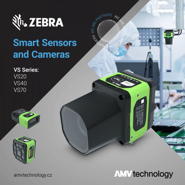 Zebra's smart kamery – VS20, VS40 a VS70